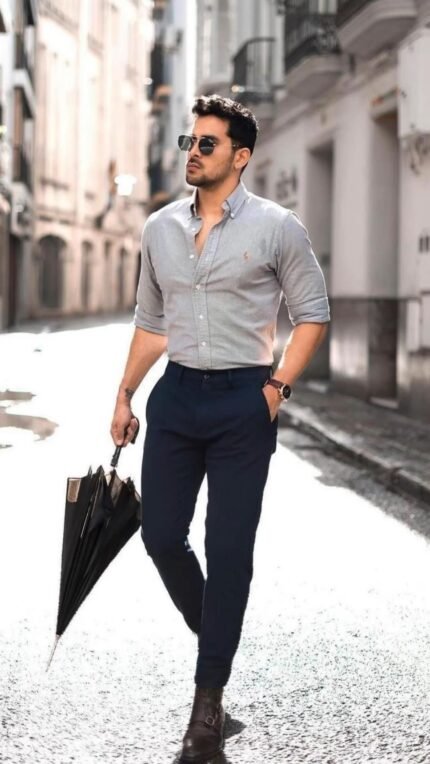 Gray Men Dresses